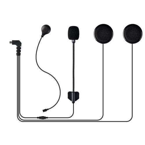 Intercom Moto Accessoires 5 Broches Dur Doux 2 In1 Micro Écouteur Pour Tcom-Sc/Vb Fdc-01vb Colo T-Max T-Rex Fx Ky Pro - Type New 5 Pin