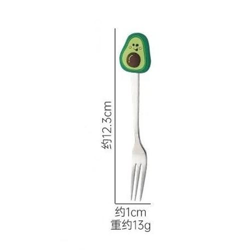 Cuillère À Dessert En Forme De Fruits Mignonne,Fourchette À Fruits De Dessin,Cuillère À Remuer Pour Gâteau Et Café,Ustensiles De Cuisine,Cadeaux Pour Enfants,Créatif,1 Pièce