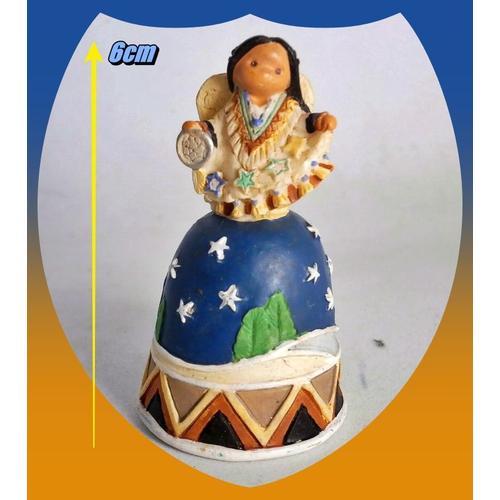 Figurine Friends Of The Feather (Les Amis De La Plume) - Ange Amérindien Night Sky Spirit - 6cm