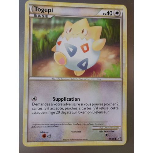 Carte Pokemon - Base - Togepi