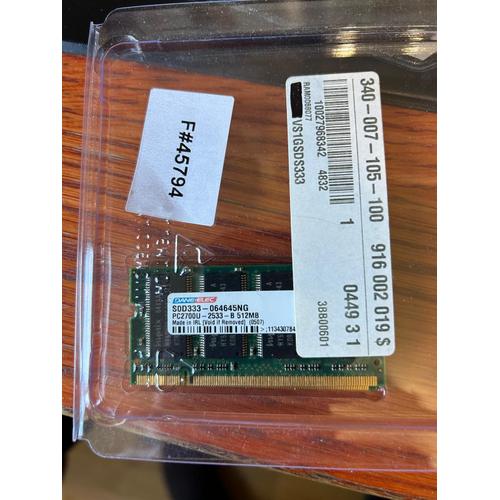 Mémoire RAM DDR SO-DIMM PC2700U 512MB Dane-Elec (New Dane)