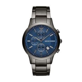 Montre Bracelet Iig8s Armani Renato Chronographe À Quartz Cadran Bleu Ar11215
