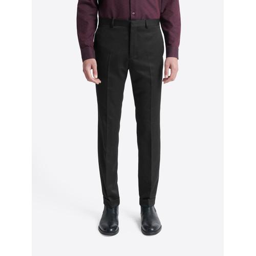 Pantalon De Costume En Jacquard - Noir - 40