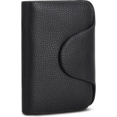 Porte Cartes de Crédit Femme Homme Cuir - 20 Fentes