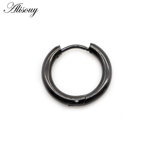 Alisouy 2 Pièces En Acier Inoxydable 1.6/2/2,5/3/5mm D'épaisseur Pour Femmes Et Hommes,Clip Circulaire,Boucles D'oreilles,Helix Punk Piercing Bijoux