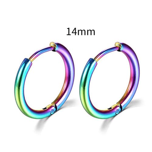 Petites Boucles D'oreilles Créoles En Acier Inoxydable Pour Femmes Et Hommes,Piercing D'oreille Cartilage,Bijoux Simples,2022