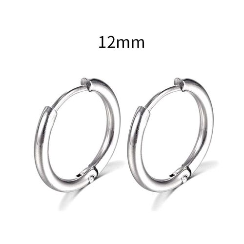 Petites Boucles D'oreilles Créoles En Acier Inoxydable Pour Femmes Et Hommes,Piercing D'oreille Cartilage,Bijoux Simples,2022