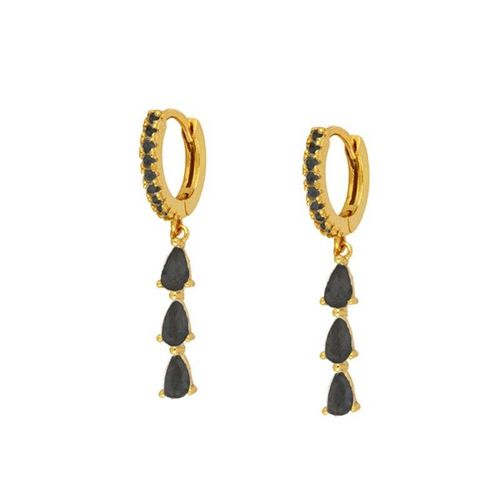 Petites Boucles D'oreilles Créoles En Acier Inoxydable Pour Femmes,Bijoux De Piercing De Mariage,Zircon Cubique Contre-Indiqué,Pendentif Goutte D'eau,Boucle D'oreille Cartilage,2 Pièces