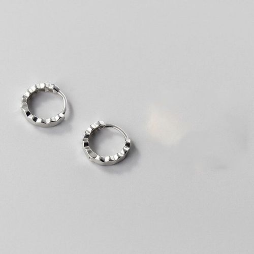 Boucles D'oreilles Créoles Petit Coeur Plaqué Argent Pour Femmes Et Hommes,Piercing D'oreille Cartilage,Bijoux Simples,2022