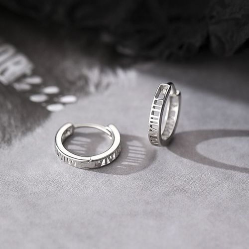 Boucles D'oreilles Créoles Petit Coeur Plaqué Argent Pour Femmes Et Hommes,Piercing D'oreille Cartilage,Bijoux Simples,2022