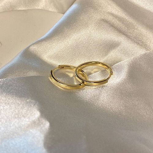 Boucles D'oreilles Créoles Petit Coeur Plaqué Argent Pour Femmes Et Hommes,Piercing D'oreille Cartilage,Bijoux Simples,2022