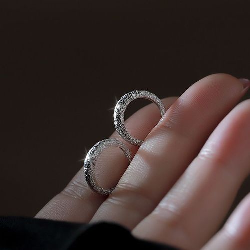 Boucles D'oreilles Créoles Petit Coeur Plaqué Argent Pour Femmes Et Hommes,Piercing D'oreille Cartilage,Bijoux Simples,2022