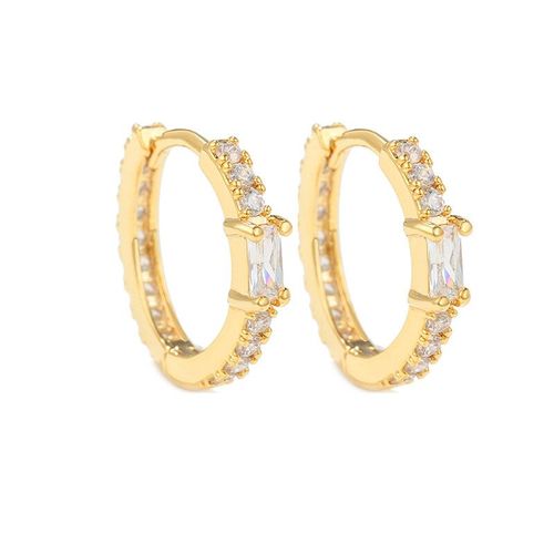 Johoop-Boucle D'oreille En Acier Inoxydable Pour Femme,Bijoux De Piercing,Cartilage Punk,Goutte D'eau Carrée,Design