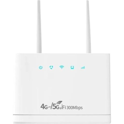 R311Pro Sans Fil 4G-5G Wifi Routeur Sans Fil 300Mbps Carte SIM Prise EuropéEnne