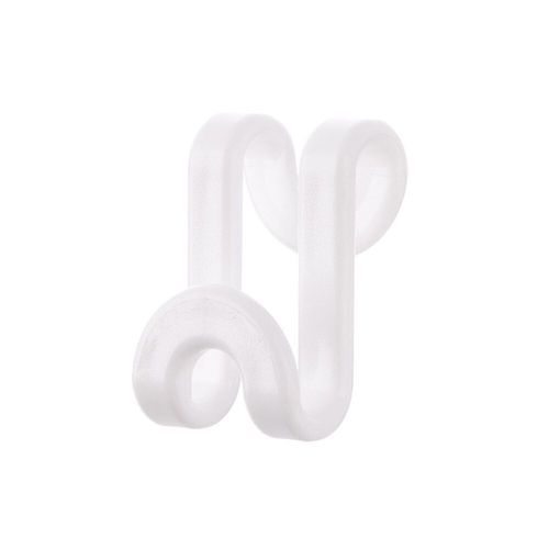 Crochet en cascade pour garde-robe,mini cintre,connecteur,gain de place dans la chambre,supports de rangement,outil de crochet en S,1/6 pièces - Type white-6PCS