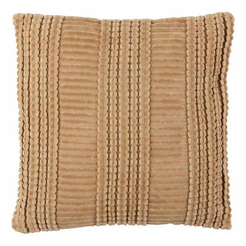 Paris Prix - Coussin Déco "Ligne" 45x45cm Beige