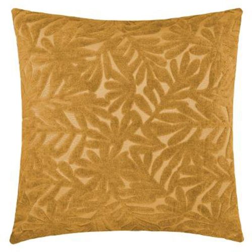Coussin Déco En Velours "Edi" 40x40cm Ocre