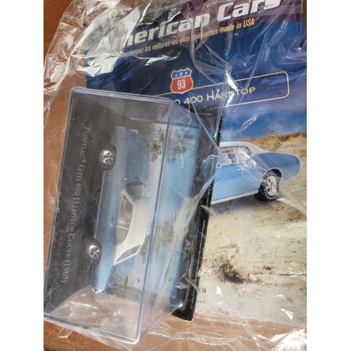 Voiture Miniature American Cars Pontiac Gto 400 Hardtop Numero 93 1969