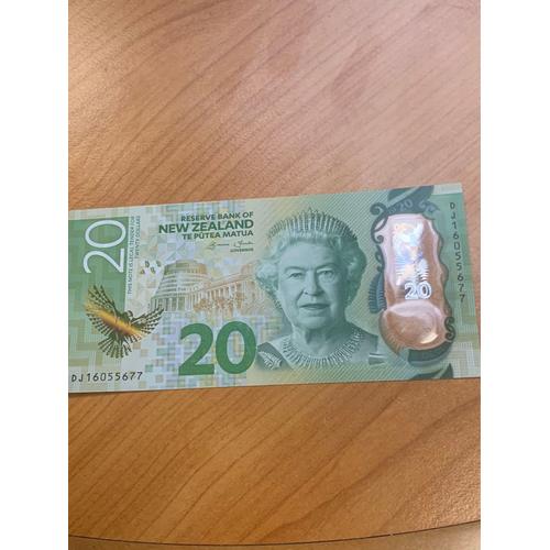 Billet De Banque 20 Dollars Nouvelle Zélande 