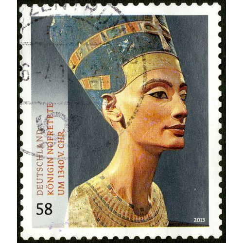 Timbre Oblitéré Deutschland, Königin Nofretete Um 1340 V. Chr., 2013, 58