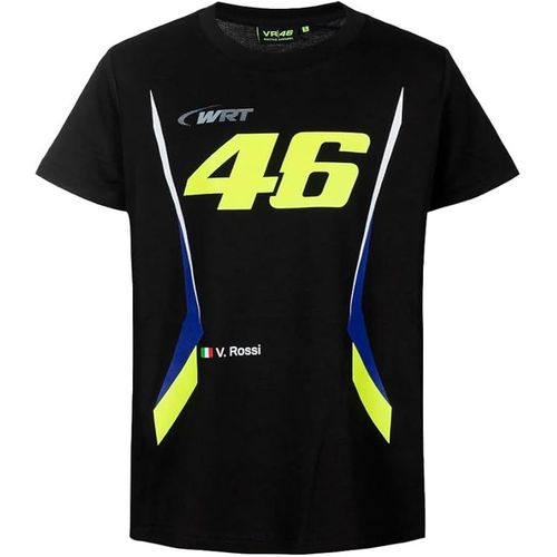 T-Shirt Valentino Rossi Vr46 Wrt Line,Enfant, Noir