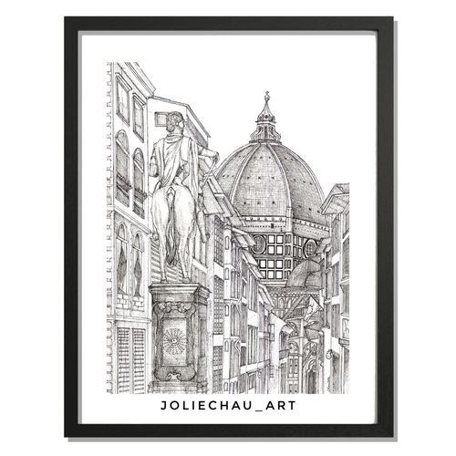 Florence Cathedral- Size A3