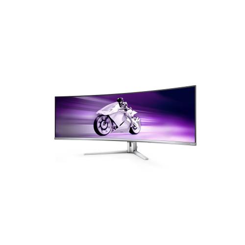 Philips Evnia 8000 49M2C8900L - Moniteur OLED - jeux - incurvé - 49" (48.9" visualisable) - 5120 x 1440 Dual Quad HD @ 144 Hz - 1000 cd/m² - 1000000:1 - DisplayHDR 400 True Black - 0.03 ms -...