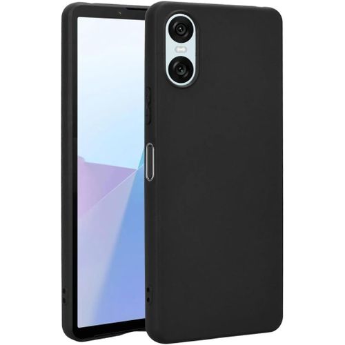 Coque Protection Pour Sony Xperia 10 Vi 5g Tpu Souple Noire Antichoc Xeptio