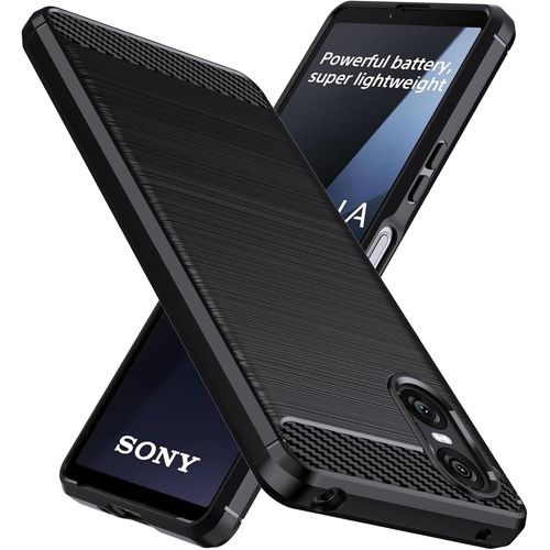 Coque Protection Bross¿E Noire Pour Sony Xperia 10 Vi 5g Souple Antichoc Xeptio Cover