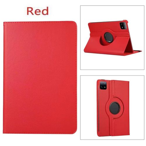 Housse Cover Etui Protection Pour Xiaomi Pad 6s Pro 12.4 Pouces Rotative 360 Degr¿S Rouge - Pochette Xeptio