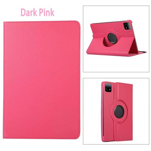 Housse Cover Etui Protection Pour Xiaomi Pad 6s Pro 12.4 Pouces Rotative 360 Degr¿S Rose - Pochette Xeptio