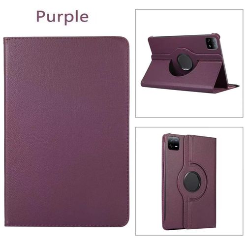 Housse Cover Etui Protection Pour Xiaomi Pad 6s Pro 12.4 Pouces Rotative 360 Degr¿S Violette - Pochette Xeptio