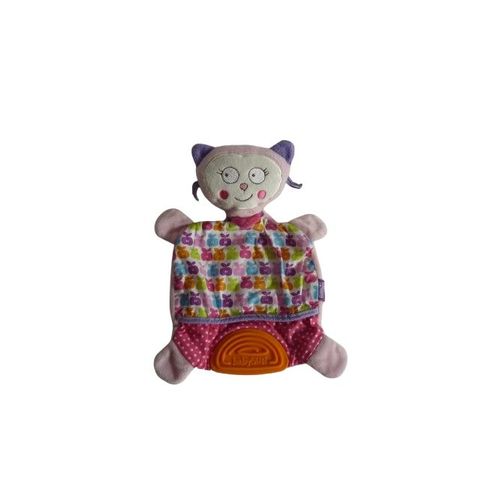 Doudou Chat Plat Comme Neuf Babysun