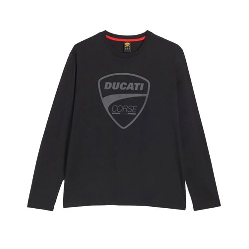 T-Shirt De Travail À Manches Longues Motor Ducati - T.L ( T.M Fr ) - Noir - Diadora - 702.181805-80017 T.L