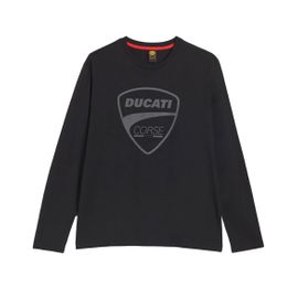 T-Shirt De Travail À Manches Longues Motor Ducati - T.L ( T.M Fr ) - Noir - Diadora - 702.181805-80017 T.L