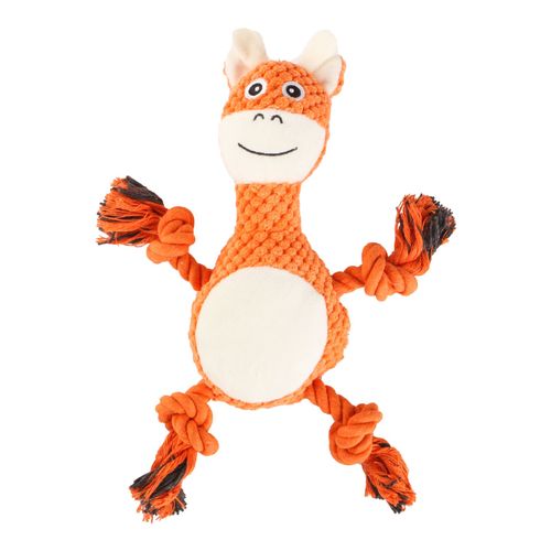 Pet Toys Doggy Voice Grignoter Désodorisant Entraînement Poupée Interactive - Girafe