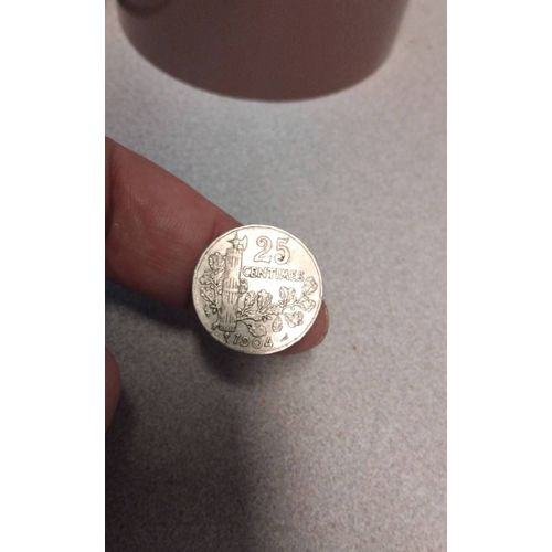 Monnaie 25 Centimes France 1904