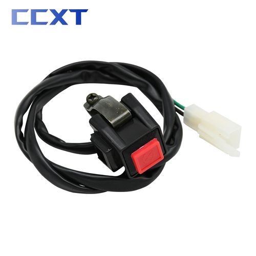 Bouton De Commutation D'arrêt De Klaxon De Démarrage De Moto Rl,Interrupteurs De Poignée De Commande,Ktm,Suzuki,Yamaha,Honda,Kawasaki,Cr,Rl,Crf,22mm - Type Red