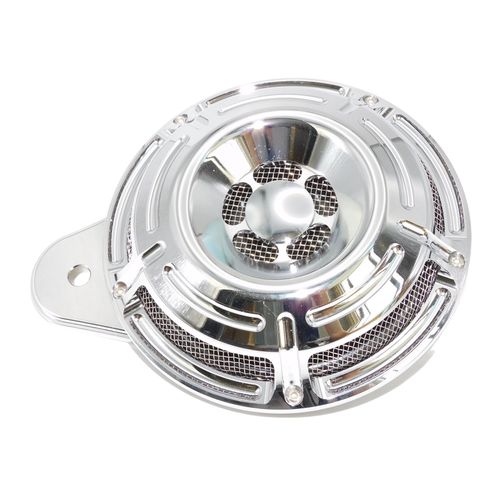 Couvercle De Klaxon Pour Haut-Parleur De Moto,Noir/Chrome,Pour Harley Touring Electra De Fetal Flhr Flhx 91-2017 Sportster Xl 07-Up - Type Horn Speaker Cover #D