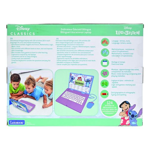 Ordinateur Portable Éducatif Bilingue Stitch (En/Es)