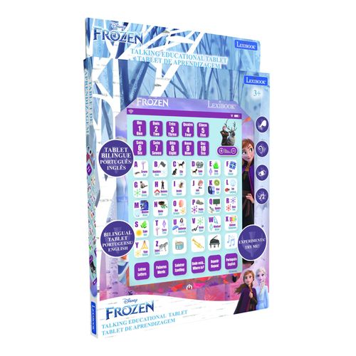 Tablette Éducative Bilingue La Reine Des Neiges En Portuguais Et En Anglais