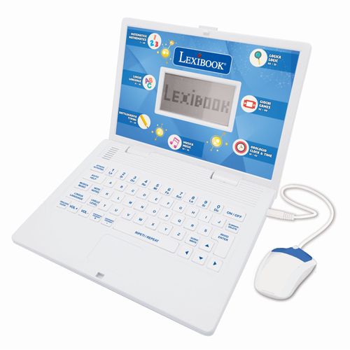 Ordinateur Portable Éducatif Power Kid Bilingue En Anglais Et Italien