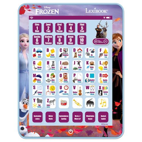 Tablette Éducative Bilingue La Reine Des Neiges En Allemagne Et En Anglais