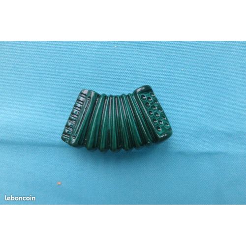 Ancienne Broche Accordéon Bakélite