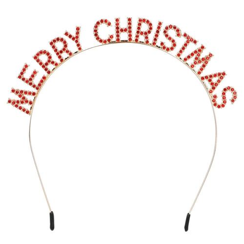 Serre-Tête Noël Festif Christmas Strass Adulte