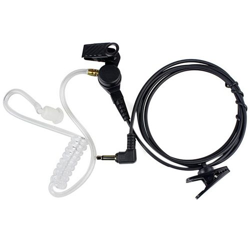 Écouteurs à Tube acoustique Flexible Transparent, casque d'écoute, prise Mono pour talkie-walkie, 3.5mm