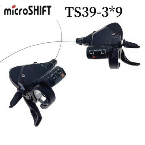 Microwinterft-Levier De Changement De Vitesse Droit Pour Vélo,Manette De Vitesse Pliante Vtt,Accessoires De Vélo De Montagne Fins,8/9 Vitesses - Type 3x9speed #A
