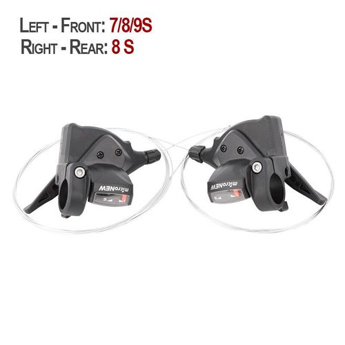 Levier De Changement De Vitesse Pour Vélo De Montagne,Contrôleur De Dérailleur Vtt,M310 Stores And Right,Câble De 1.7m Et 2.1m,3x7,8,9,10,11s - Type 3 X 8 S