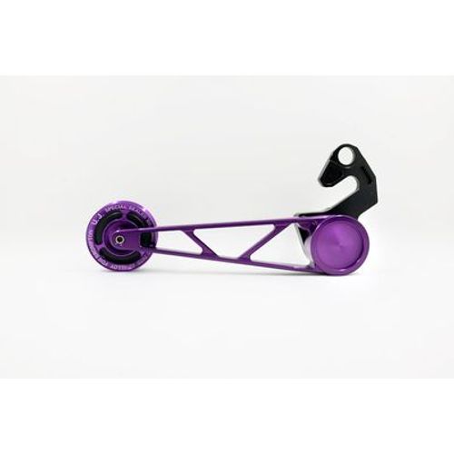 Tendeur De Chaîne De Vélo Pliable P Line,Stabilisateur De Chaîne De Vélo Bromsilice,Tline,7v - Type Black Purple