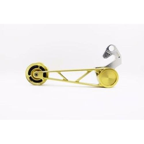 Tendeur De Chaîne De Vélo Pliable P Line,Stabilisateur De Chaîne De Vélo Bromsilice,Tline,7v - Type Silver Gold